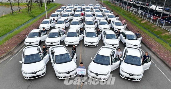 르노삼성자동차는 전기차 SM3 Z.E.를 공급하고 있는 ‘부산청춘드림카 지원사업’의 2차 대상자를 모집한다고 밝혔다(사진=르노삼성차)